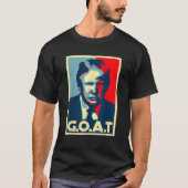 Trump GEIT middelvinger Ik zal terug verkiezingen T-shirt (Voorkant)