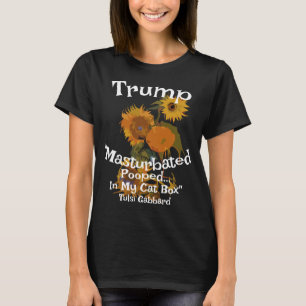 Trump Gepoept Gemasturbeerd Sok La Tulsy Gabbard T-shirt