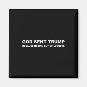 Trump gestuurd omdat hij uit sprinkhanen liep magneet
