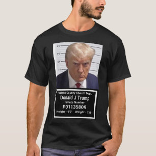 Trump Gevangene Mugshot T-shirt
