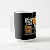 Trump gevangenis presidentiële bibliotheek koffiemok (Voorkant links)
