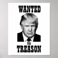 Trump Gewenst Poster Treinde