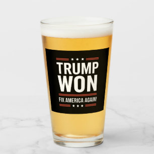 Trump Gewonnen MAGA Trump Winnaar 2024 Repareer Am Glas