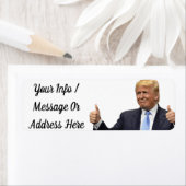 Trump Gift Adresetiketten Etiket (Insitu)