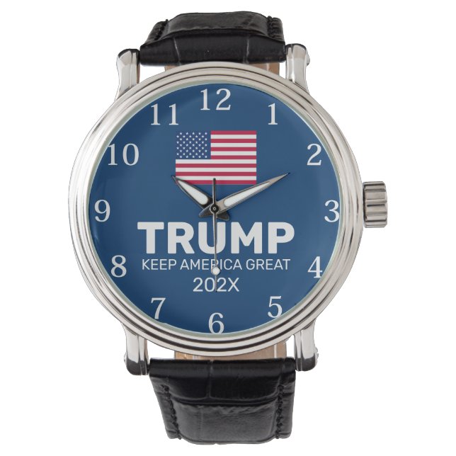 Trump Gift houdt Amerika groot Horloge (Voorkant)