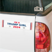 TRUMP GIRL 2024 BUMPERSTICKER (Op Truck)