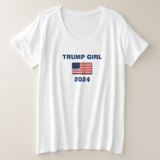 TRUMP GIRL 2024 GROTE MAAT T-SHIRT