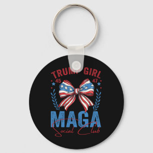 Trump Girl 45 47 Mega Est 2024 Social Club Stemmen Sleutelhanger