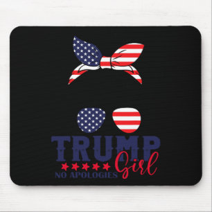 Trump Girl Geen excuses Messy Bun Trump 2024 Ameri Muismat