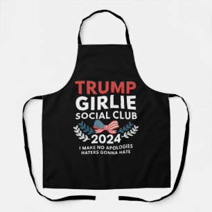 Trump Girlie Coquette Sociale Club Boog Verkiezing Schort
