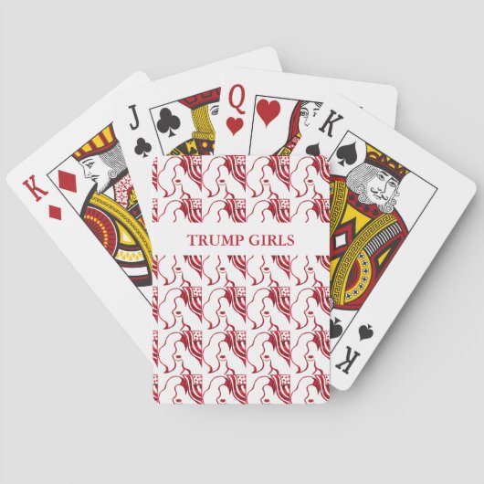 TRUMP GIRLS ROCK! POKERKAARTEN (Achterkant)