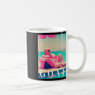 Trump Goat Shirt Zomer 2024 Retro Funny Pink Dona Koffiemok