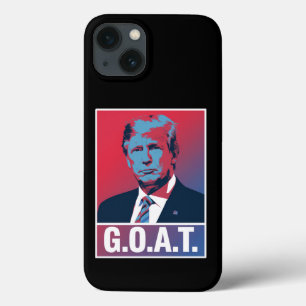 Trump GOAT Verkiezing 2024 Republikeins Vintage iPhone 13 Hoesje
