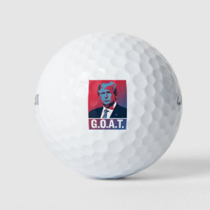 Trump GOAT Verkiezing 2024 Republikeins Vintage Golfballen