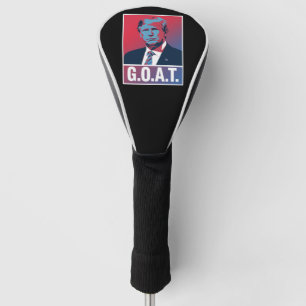 Trump GOAT Verkiezing 2024 Republikeins Vintage Golfheadcover