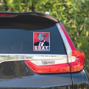 Trump GOAT Verkiezing 2024 Republikeins Vintage Sticker