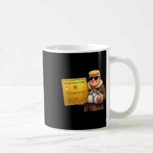 Trump Golden Kaart Visa, koop je weg in Funny Gold Koffiemok