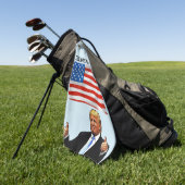 TRUMP GOLF TOWEL TREMENDOUS DAD GOLFHANDDOEK (Groen)