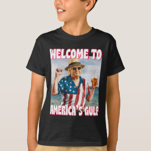 Trump Golf Van Usa Amerika Grappig Golf Van Mexico T-shirt