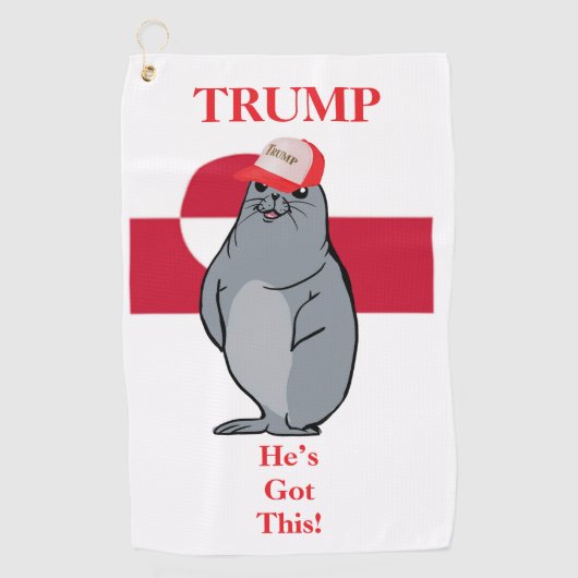 TRUMP GOLFHANDDOEK (Voorkant)