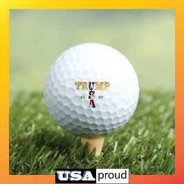 Trump Goud ⛳ Presidentiële USA 45 47 Golfballen