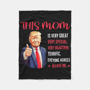 Trump Grappig Citaten Moederdag Deze moeder is erg Fleece Deken
