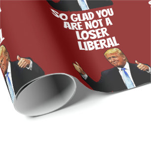 TRUMP GRAPPIG KERSTINPAKPAPIER CADEAUPAPIER