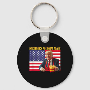 Trump Grappig Maak Frieten Groot Again Trump Mega  Sleutelhanger