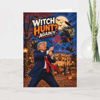Trump Grappige Halloween Kaart | Patriotische Hall