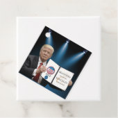 Trump Greatest Amazing Wedding Bedankjes Labels (In situ)