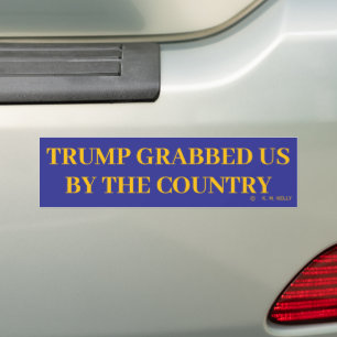 TRUMP, GREEP ONS BIJ HET LAND - BUMPERSTICKER
