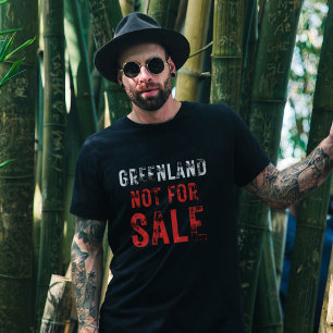 Trump Groenland Niet Te Koop Politieke Quote T-shirt