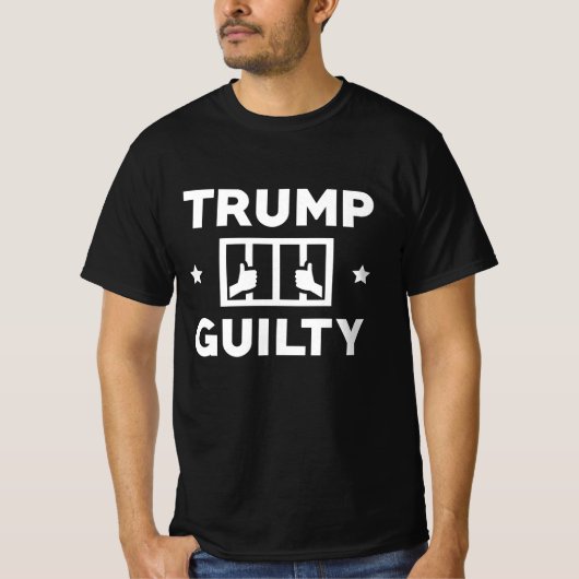Trump Guilty T-shirt (Voorkant)
