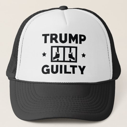 Trump Guilty Trucker Pet (Voorkant)