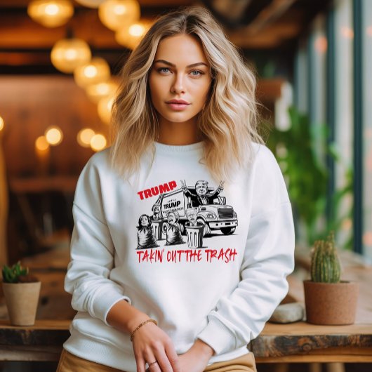 Trump haalt de prullenbak uit trui