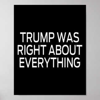 Trump had gelijk over alles _5 poster