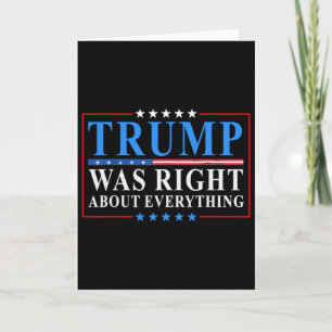 Trump had gelijk over alles Funny American Fl Kaart