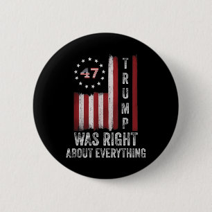 Trump had gelijk over alles wat de Amerikaanse vla Ronde Button 5,7 Cm