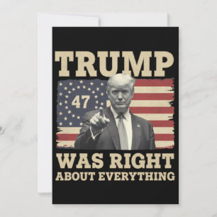 Trump had gelijk over alles wat met Amerika te mak Kaart