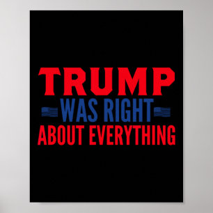 Trump had in alles gelijk 13 poster
