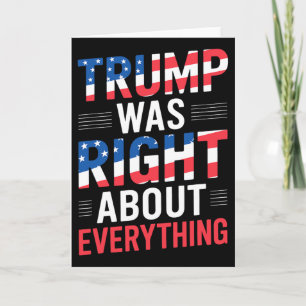 Trump had over alles gelijk kaart