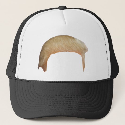 Trump Hair-Petten Trucker Pet (Voorkant)