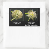 Trump Hair Rechthoekige Sticker (Tas)