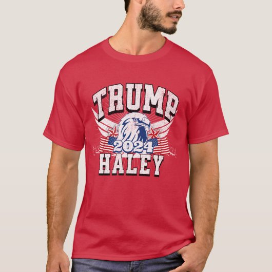 Trump Haley 2024 T-shirt (Voorkant)