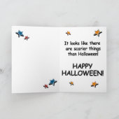 Trump Halloween Kaart - Er zijn engere dingen (Binnen)