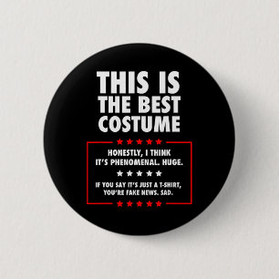Trump Halloween kostuum Ronde Button 5,7 Cm