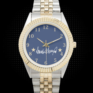Trump handtekening  horloge