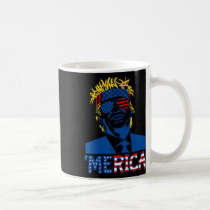 Trump Happy 4th van juli Trump Amerikaanse vlag ge Koffiemok