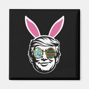 Trump Happy Pasen Konijn Eieren Jacht Lente Grappi Magneet