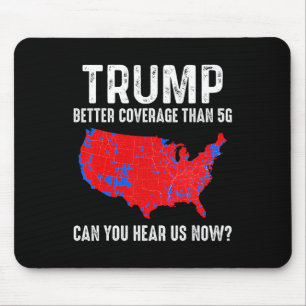 Trump heeft betere dekking dan 5g kaart Amerika Po Muismat